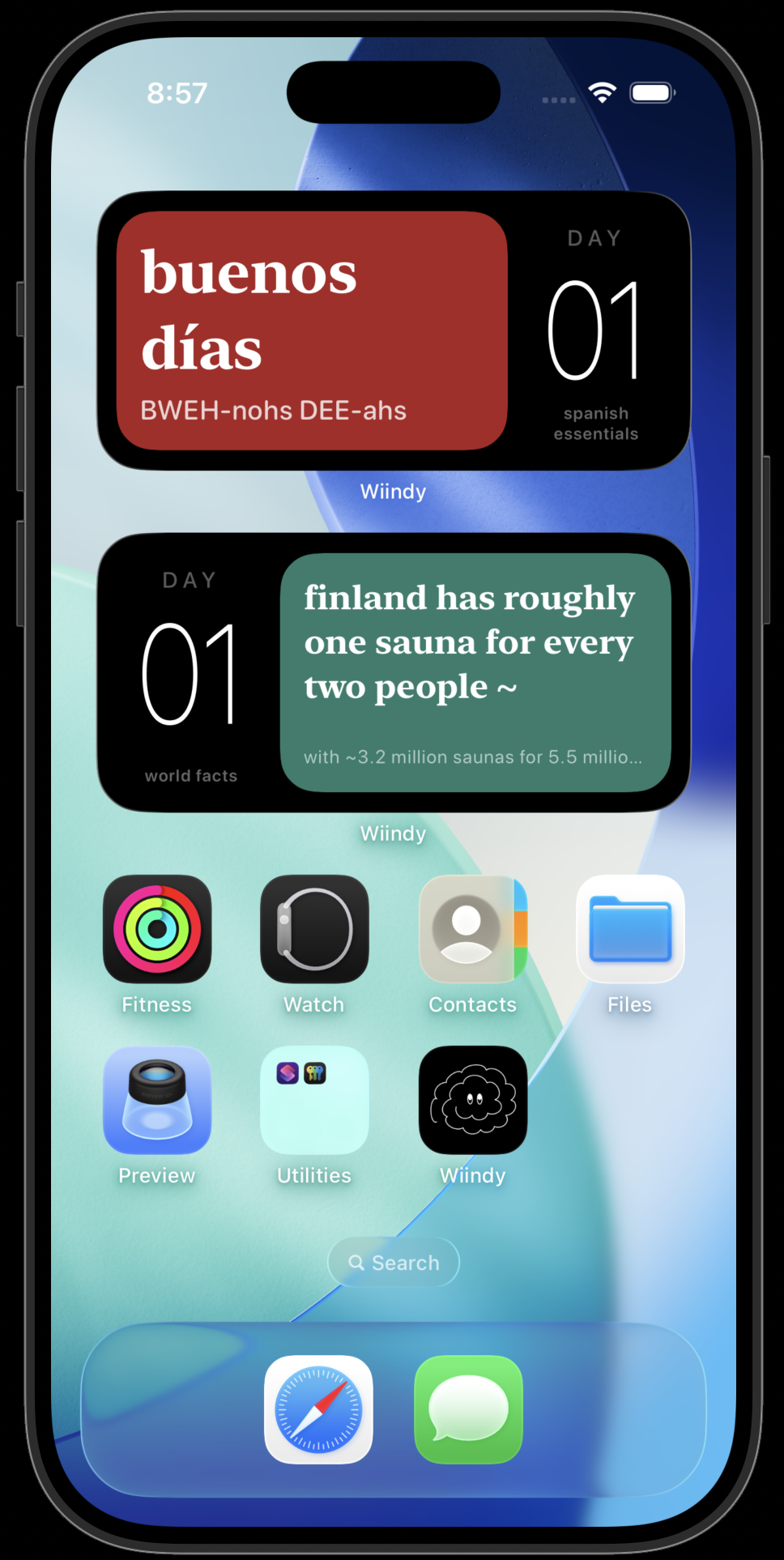 Wiindy App Mockup